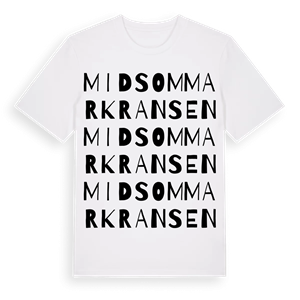 Midsommarkransen ordlek t-shirt – ekologisk bomull t-shirt från Pinshirt