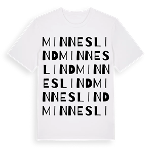 Minneslind ordlek t-shirt – ekologisk bomull t-shirt från Pinshirt