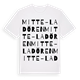 Mitte-Ladören ordlek t-shirt