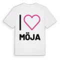 Jag älskar Möja t-shirt stort tryck