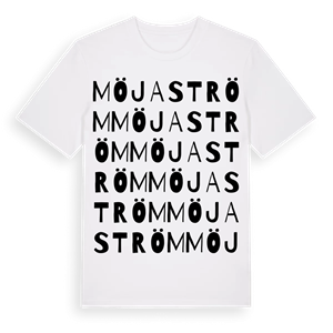 Möjaström ordlek t-shirt – ekologisk bomull t-shirt från Pinshirt