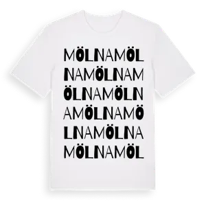 Mölna ordlek t-shirt – ekologisk bomull t-shirt från Pinshirt
