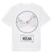 White t-shirt med Mölna t-shirt