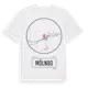 White t-shirt med Mölnbo t-shirt