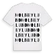 Molnbylund ordlek t-shirt