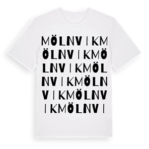 Mölnvik ordlek t-shirt – ekologisk bomull t-shirt från Pinshirt