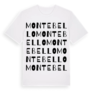 Montebello ordlek t-shirt – ekologisk bomull t-shirt från Pinshirt