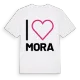 Jag älskar Mora t-shirt stort tryck