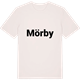 Vintage White t-shirt med Mörby fetstil t-shirt