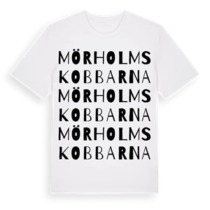 Mörholmskobbarna ordlek t-shirt – ekologisk bomull t-shirt från Pinshirt