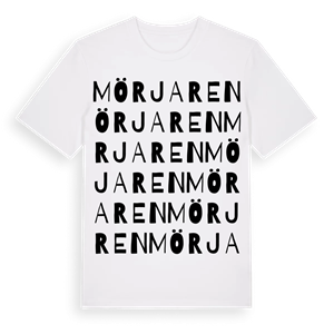 Mörjaren ordlek t-shirt – ekologisk bomull t-shirt från Pinshirt