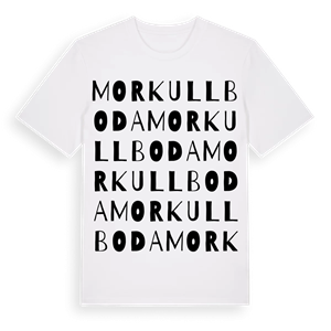 Morkullboda ordlek t-shirt – ekologisk bomull t-shirt från Pinshirt
