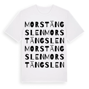 Morstängslen ordlek t-shirt – ekologisk bomull t-shirt från Pinshirt