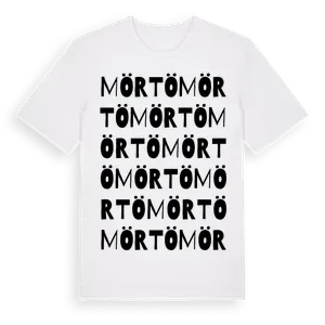 Mörtö ordlek t-shirt – ekologisk bomull t-shirt från Pinshirt