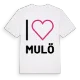 Jag älskar Mulö t-shirt stort tryck