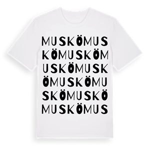 Muskö ordlek t-shirt – ekologisk bomull t-shirt från Pinshirt