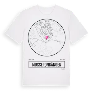 Musserongången t-shirt – ekologisk bomull t-shirt från Pinshirt