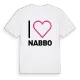 Jag älskar Nabbo t-shirt stort tryck