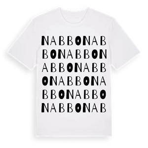 Nabbo ordlek t-shirt – ekologisk bomull t-shirt från Pinshirt