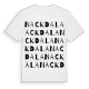 Nackdala ordlek t-shirt