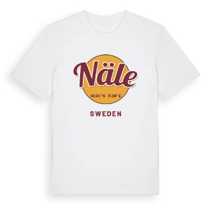 Näle cirkel t-shirt – ekologisk bomull t-shirt från Pinshirt
