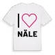 Jag älskar Näle t-shirt stort tryck