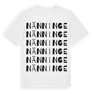 Nänninge ordlek t-shirt – ekologisk bomull t-shirt från Pinshirt