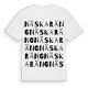 Näskaräng ordlek t-shirt