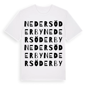 Neder Söderby ordlek t-shirt – ekologisk bomull t-shirt från Pinshirt