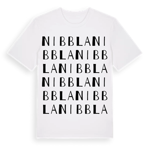 Nibbla ordlek t-shirt – ekologisk bomull t-shirt från Pinshirt