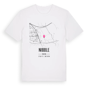 Nibble karta t-shirt – ekologisk bomull t-shirt från Pinshirt