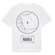 White t-shirt med Nibble t-shirt