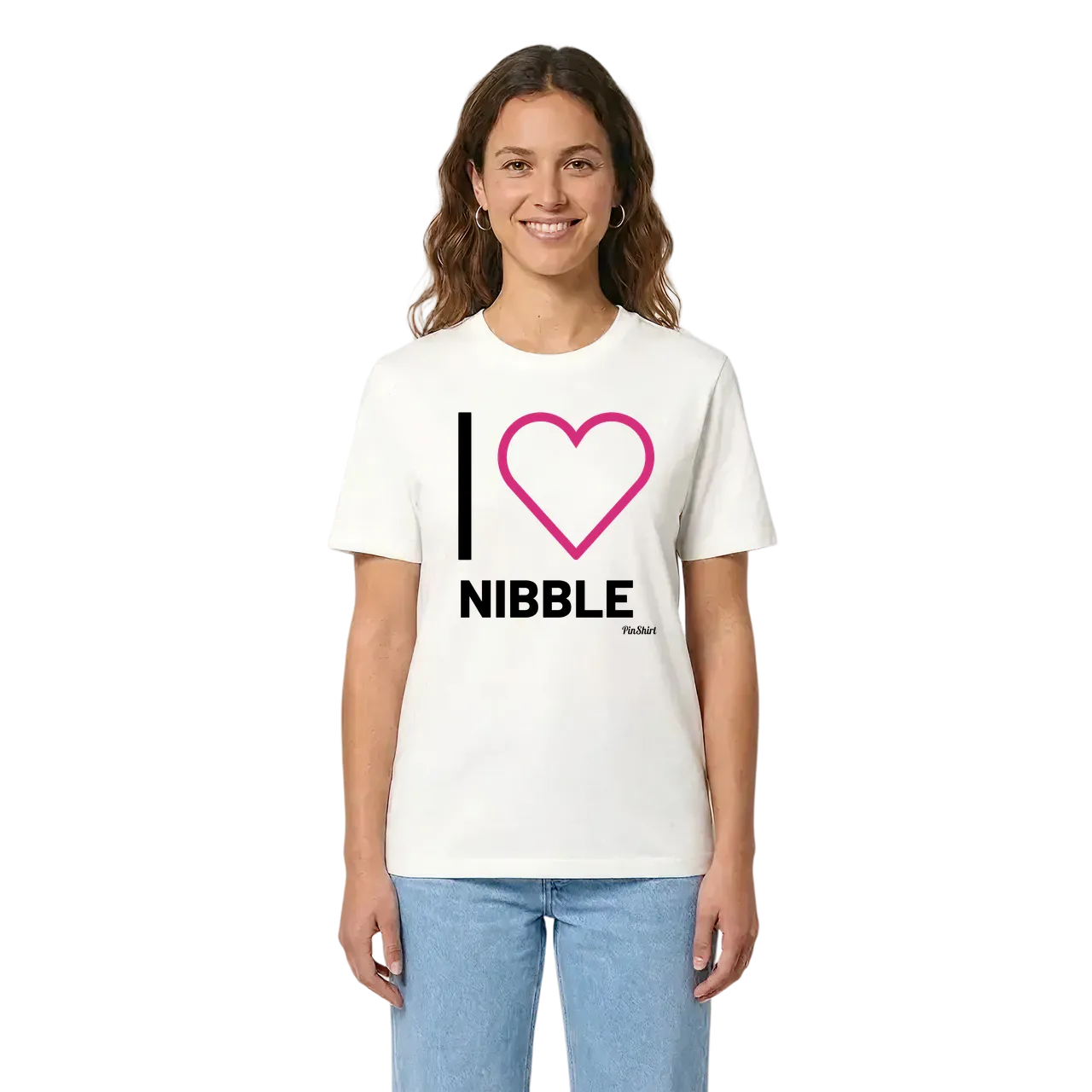 Jag älskar Nibble t-shirt stort tryck i miljö