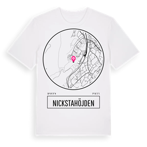 Nickstahöjden t-shirt – ekologisk bomull t-shirt från Pinshirt