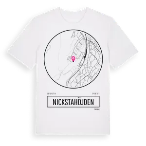 Nickstahöjden t-shirt – ekologisk bomull t-shirt från Pinshirt
