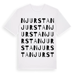 Njursta ordlek t-shirt – ekologisk bomull t-shirt från Pinshirt