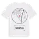 White t-shirt med Njursta t-shirt
