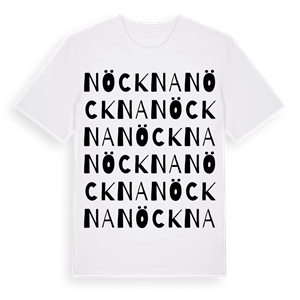 Nöckna ordlek t-shirt – ekologisk bomull t-shirt från Pinshirt