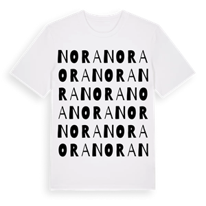 Nora ordlek t-shirt – ekologisk bomull t-shirt från Pinshirt