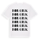 Nora bruk ordlek t-shirt