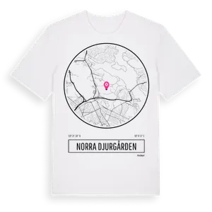 Norra Djurgården t-shirt – ekologisk bomull t-shirt från Pinshirt