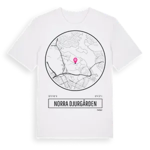 Norra Djurgården t-shirt – ekologisk bomull t-shirt från Pinshirt