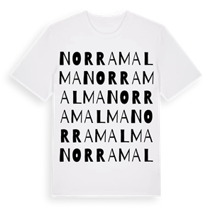Norra Malma ordlek t-shirt – ekologisk bomull t-shirt från Pinshirt