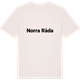 Vintage White t-shirt med Norra Råda fetstil t-shirt