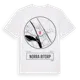 White t-shirt med Norra Ritorp t-shirt