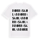Norra skolan ordlek t-shirt