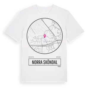 Norra Sköndal t-shirt – ekologisk bomull t-shirt från Pinshirt