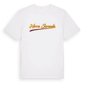 Norra Sorunda baseball t-shirt – ekologisk bomull t-shirt från Pinshirt