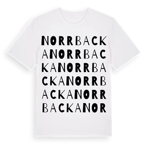 Norrbacka ordlek t-shirt – ekologisk bomull t-shirt från Pinshirt