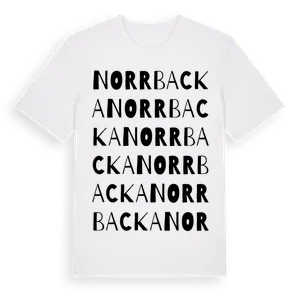Norrbacka ordlek t-shirt – ekologisk bomull t-shirt från Pinshirt